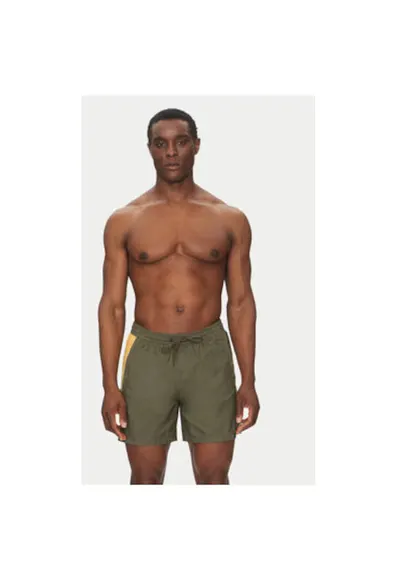 Pantaloni scurti barbati EQYJV04136-CRE6 - Poliester - Verde - Verde