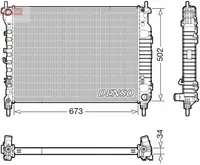 Radiator racire motor potrivit OPEL ANTARA A 2.2D 12.10-12.15