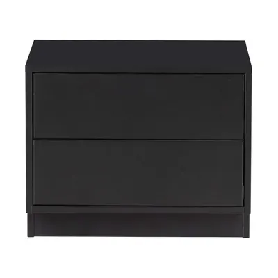Masă TV modulară neagră din lemn masiv de pin 50x40 cm Finca – WOOOD