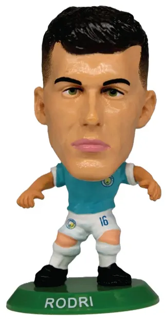 Figurină Creative Toys Sports: Soccerstarz - Manchester City Rodri Home Kit, 5 cm