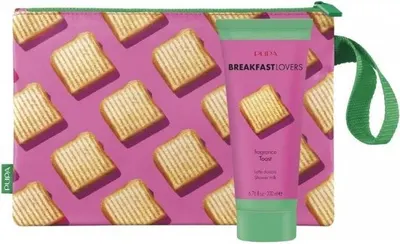Pupa Breakfast Lovers Lapte de duș Toast, 200 ml + Penar