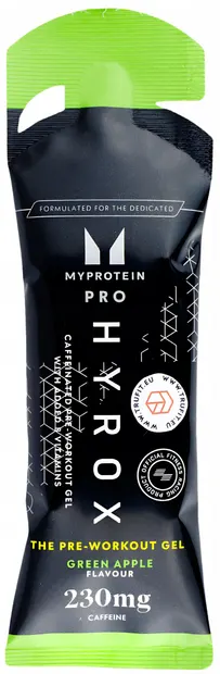 Hyrox The Pre-Workout Gel, măr, 50 g, Myprotein