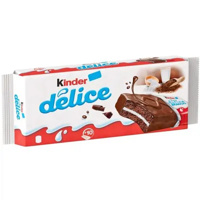 Prajitura cu lapte si cacao Kinder Delice, T10 Engros