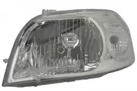 Far fata Stanga (H4, manual, fara motoras, culoare insert: cromat, culoare semnalizator: transparent) potrivit CHEVROLET AVEO KALOS -05.11