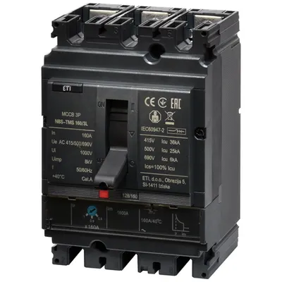 Intrerupator de circuit In car NBS-TMS 160/3L 160A 3P 004673009