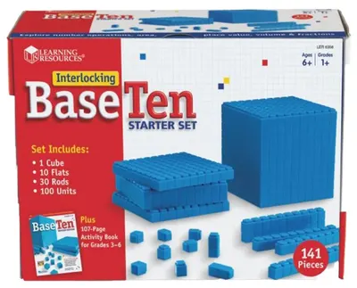 Constructor Learning Resources - Baza 10, 141 piese