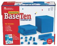 Constructor Learning Resources - Baza 10, 141 piese