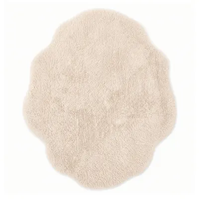 Covor pentru copii bej 115x140 cm Mammoth – Meowbaby