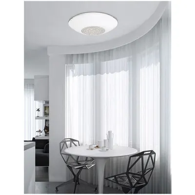 Plafoniera ERA Alb Sticla & Crystal Alb Metal LED E27 3x12W IP20 Fara bec