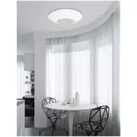 Plafoniera ERA Alb Sticla & Crystal Alb Metal LED E27 3x12W IP20 Fara bec