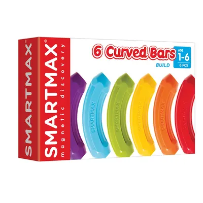 Joc magnetic, Smart Max, XT-Box, 6 piese curbate