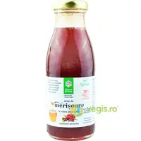 Sirop de Merisoare cu Miere de Salcam Presat la Rece 230ml