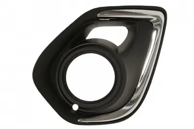 Grila Fata Stanga (cu orificii lampa ceata, plastic, crom negru) potrivit MITSUBISHI ASX 02.10