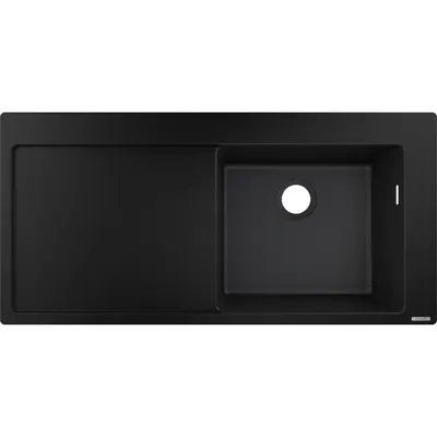 Chiuveta bucatarie neagra, dreptunghiulara SilicaTec Hansgrohe 43314170