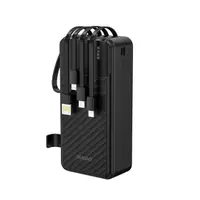 Baterie externă K11 Max 30000mAh cu cabluri integrate