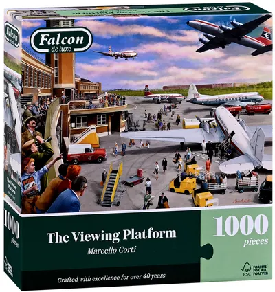 Puzzle Falcon din 1000 piese - Aeroport