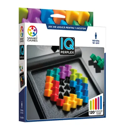 Smart Games - IQ Perplex joc de logica cu 120 de provocari 12+ ani editie lb. Romana