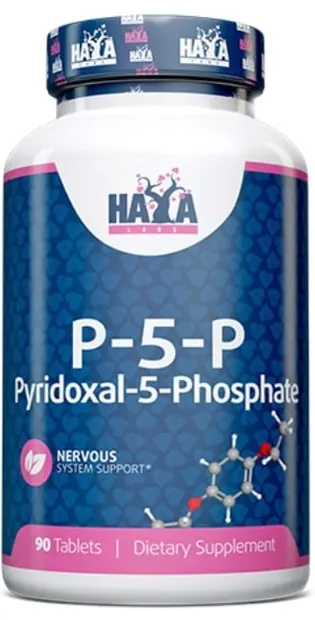 P-5-P Pyridoxal-5-Phosphate, 40 mg, 90 tablete, Haya Labs