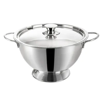 Bol argintiu din oțel inoxidabil ø 26 cm – Orion