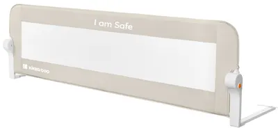 Barieră protecție pat KikkaBoo - I am safe, 150 cm, Beige