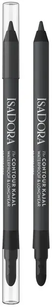 IsaDora Creion de ochi rezistent la apă The Contour Kajal, 69 Deep Grey, 1.2 g