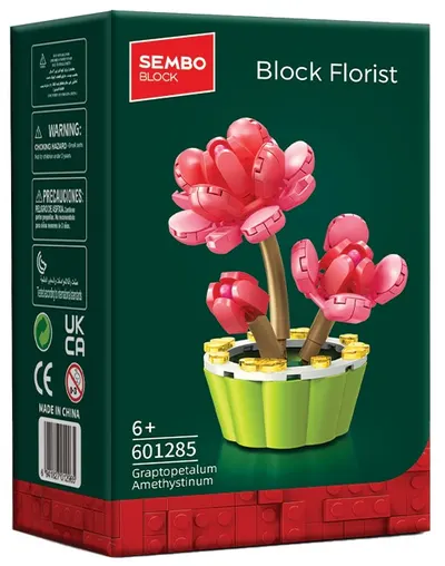 Constructor Sembo Block - Culoarea piersicii, 136 piese