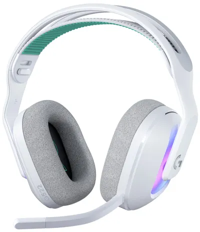 Căști gaming Logitech - G522, wireless, albe