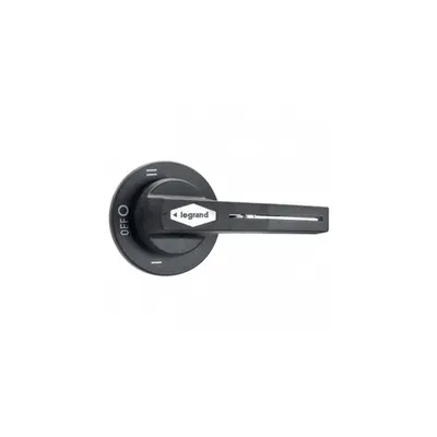 External rotary handles pentru DCX-M between 200 A and 400 A - negru