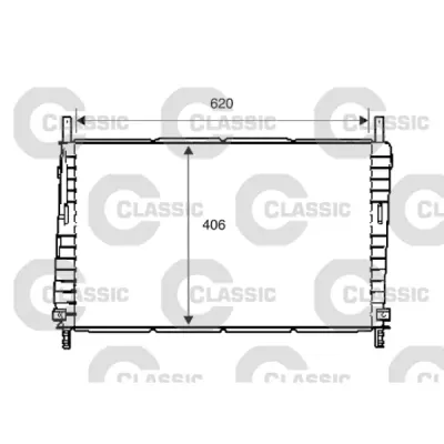 Radiator, racire motor VALEO 234286