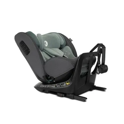 Scaun auto pentru copii Lorelli Monza Green i-Size, isofix, rotativ, reglabil, anti rebound bar, protectie laterala SPS, husa detasabila, 40-150 cm