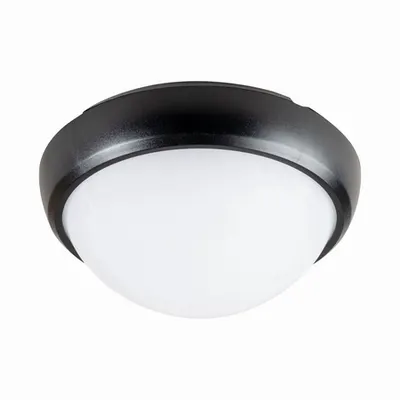 Lampa BAT LED Rotunda 12W IP65 Negru