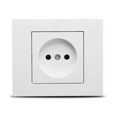 Priza fara CP ST Alb, 400-010300-215
