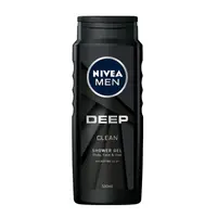 Gel de Dus Nivea Men Deep Black, cu Argila Microfina, 500 ml