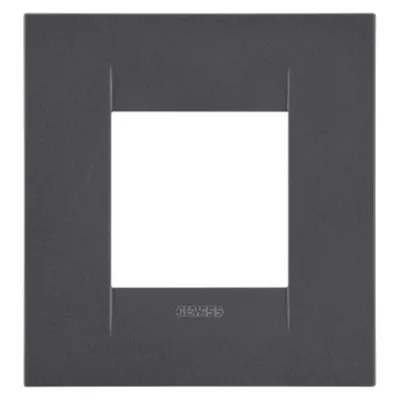Placa ornament CProiector HORUS GEO International - IN PAINTED TECHNOPOLYMER - 2 module - SATIN BLACK - CProiector HORUS