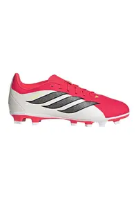 Pantofi Predator cu crampoane - pentru fotbal - Negru stins/Rosu vermillion/Alb murdar/Verde fistic