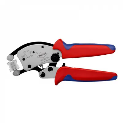 Cleste profesional pentru sertizat ferule Knipex 97 53 18, 200 mm