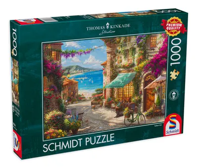 Puzzle Schmidt din 1000 de piese - Thomas Kinkade Italian Cafe