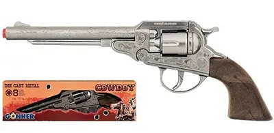 Jucarie pentru copii Gonher - Pistol de cowboy, cu capse