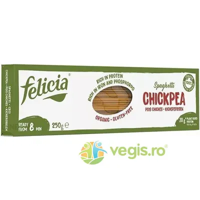 Spaghete din Naut fara Gluten Ecologice/Bio 250g
