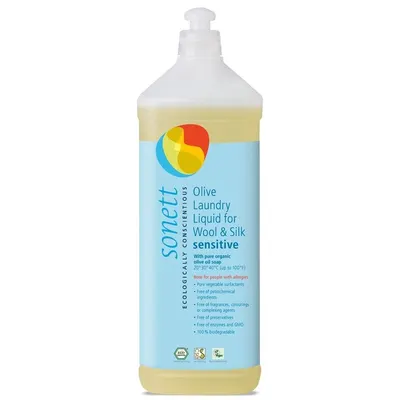 Detergent lichid pentru lana si matase sensitive ecologic 1l Sonett