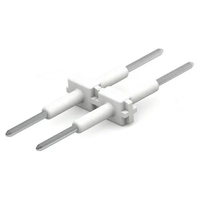 Board-to-Board Link; Pin spacing 6 mm; 2-pole; Length: 30 mm; white