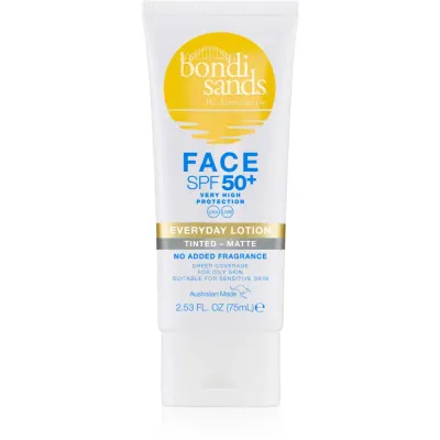 Bondi Sands SPF 50+ Everyday Face Lotion crema de fata cu efect de protectie pentru un aspect mat SPF 50+ 75 ml