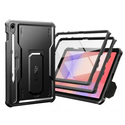 Husa pentru Samsung Galaxy Tab S10 Lite / Tab S10 FE / Tab S9, Tech-Protect, Kevlar Pro, Neagra