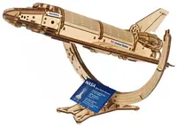 Puzzle 3D din lemn Ugears din 315 piese - Naveta spațială NASA