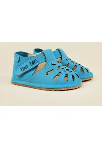 Sandale Barefoot din piele naturala - Jasper - Albastru - Albastru