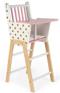 Scaun pentru hrănirea păpușii Janod - Candy Chic