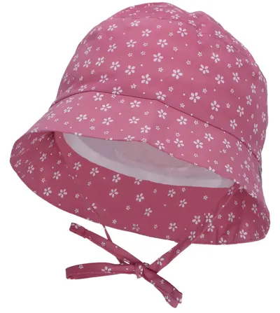 Pălărie de vară cu protecție UV 50+ Sterntaler - Flori, 47 cm, 9-12 luni, roz