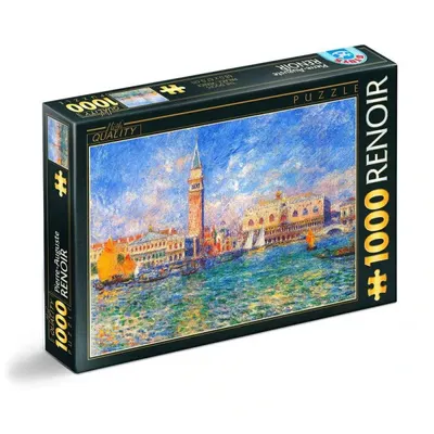 Puzzle Adulti 1000 Piese, Pierre-Auguste Renoir - Castelul Ducelui, D-toys