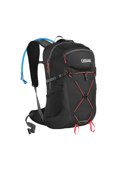 Rucsac Women's Fourteener™ 24 Hydration Hiking Pack with Crux® - Black/Fiery Coral