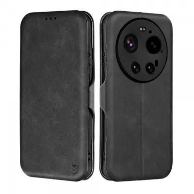 Husa pentru Xiaomi 17 Ultra, Techsuit, Safe Wallet Plus, Neagra